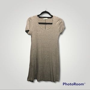 Flowy Mini Striped Dress